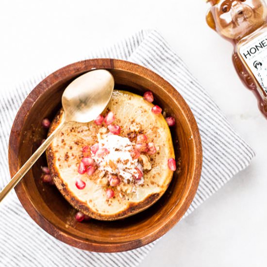 Broiled Grapefruit w/ Coconut Cream - Recipe photo by honestlynourished