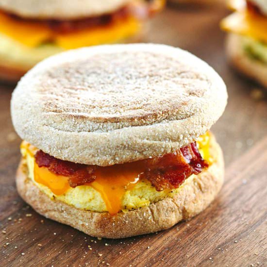 Bacon Breakfast Sandwiches - Recipe photo by Jessica Gavin