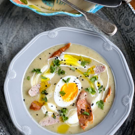 Rye Sourdough Starter Soup - Recipe photo by a lemon tree cafe
