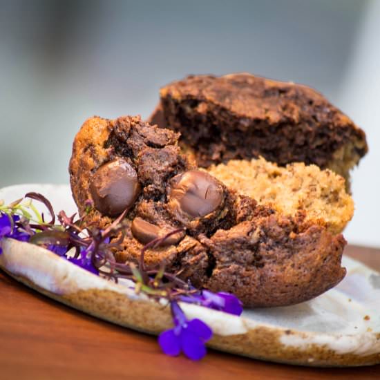 Banana Chocolate Espresso Muffins - Recipe photo by MrPuffy