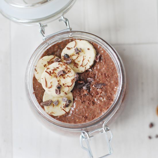 Chocolate Chia Pudding - Recipe photo by heartandbowl