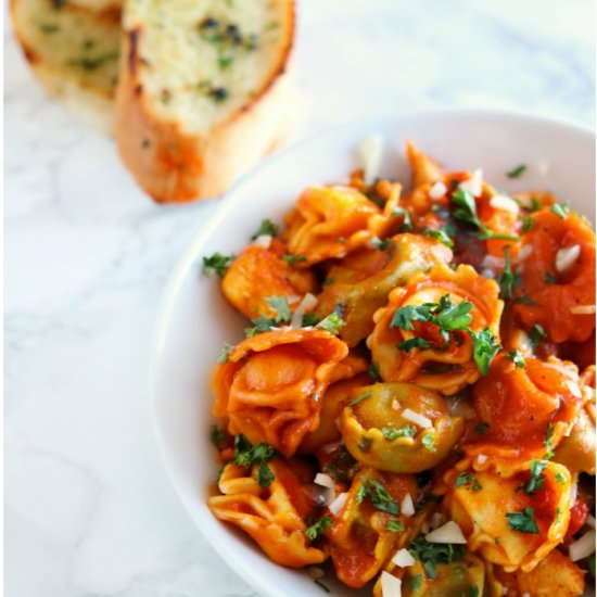 One Pot Chicken & Cheese Tortellini - Recipe photo by MelissaPotvin