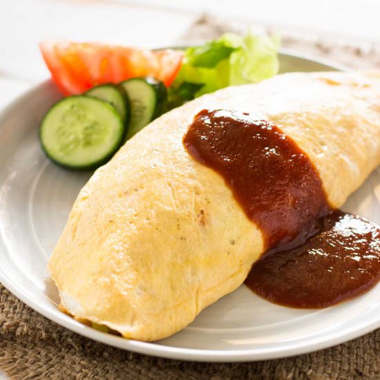 Omurice - Recipe photo by Chopstick Chronicles