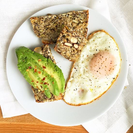 Healthy Seed and Nut Bread - Recipe photo by Baked Ambrosia