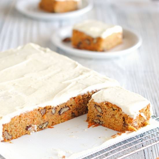 Spiced Carrot Cake - Recipe photo by TheCakeChica