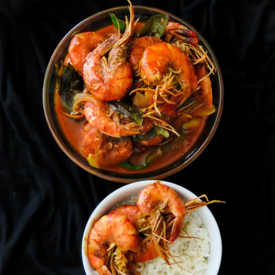 Srilankan Prawn Curry - Recipe photo by islandsmile