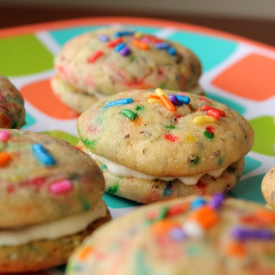 Birthday Cake Whoopie Pies - Recipe photo by auntiebethany
