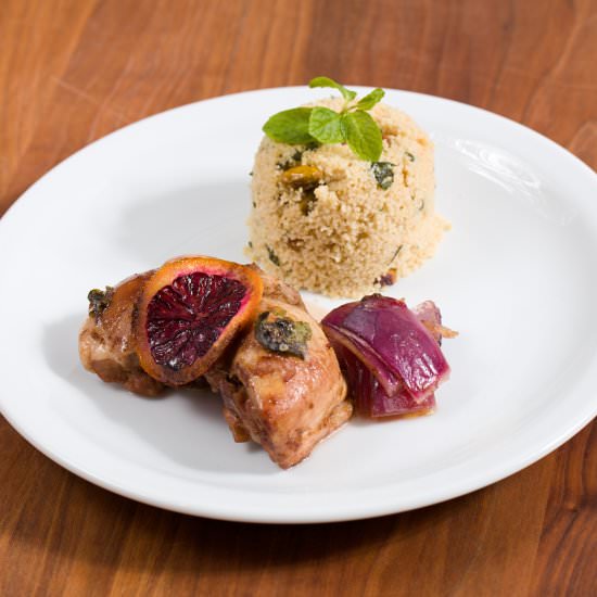 Roasted Chicken with Blood Orange - Recipe photo by SweetSourSavory