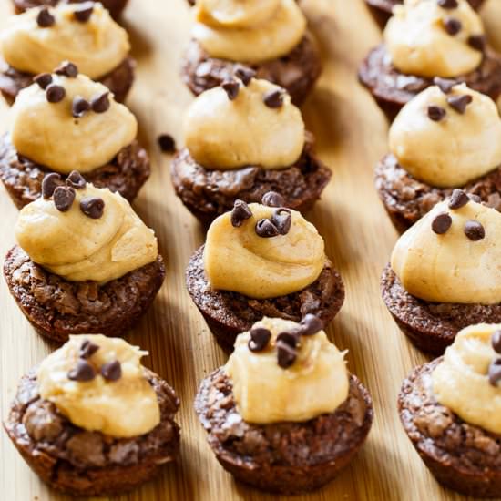 Peanut Butter Brownie Cups - Recipe photo by spicysouthernkitchen