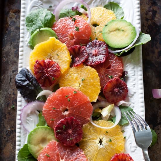 Citrus Salad - Recipe photo by What A Girl Eats