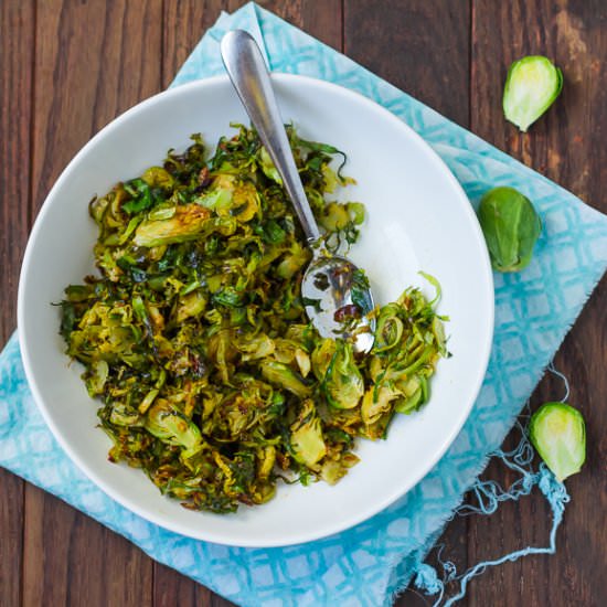 Sriracha Glazed Brussels Sprout - Recipe photo by thebrewerandthebaker
