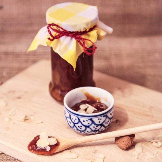 Mirabelle Plum Jam with Almonds - Recipe photo by Berries And Spice