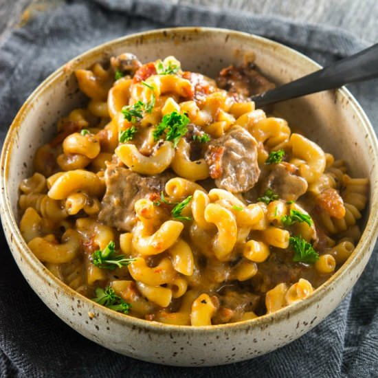 Slow Cooker Beer Mac & Cheese - Recipe photo by slowcookergourmet