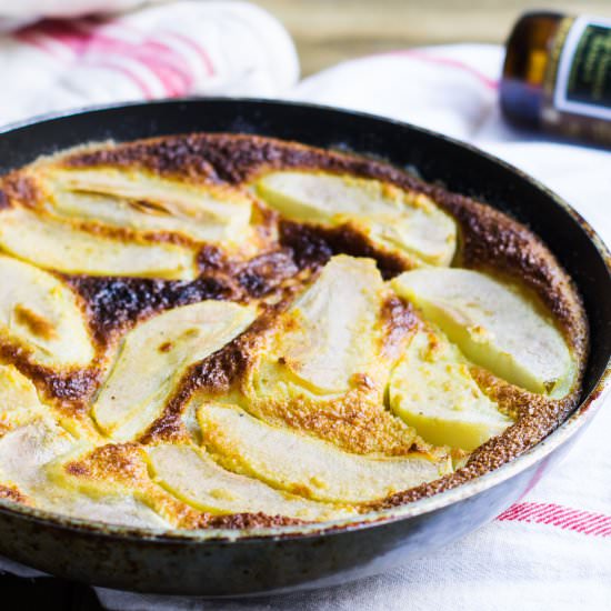 Clafoutis aux Poires - Recipe photo by monpetitfour