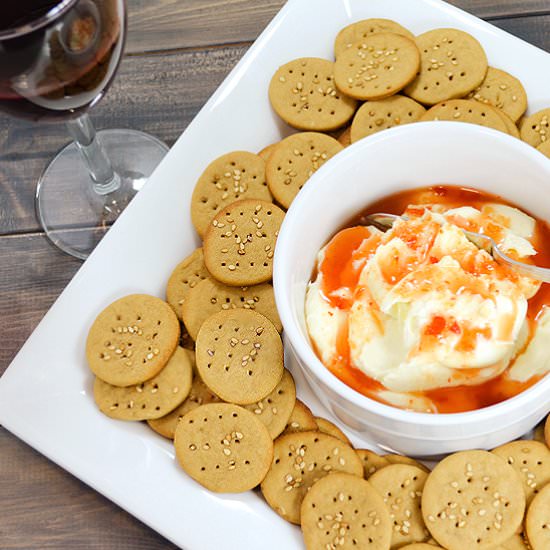 Homemade Sesame Crackers - Recipe photo by dana@todayimight