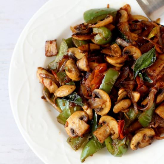 Mushroom fry recipe - Recipe photo by Sailu
