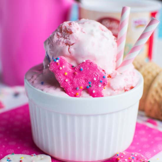 Circus Animal Cookie Ice Cream - Recipe photo by A baJillian Recipes