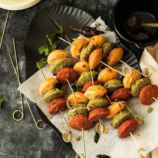 Carrot, Spinach & Beet Idli - Recipe photo by abitwholesomely