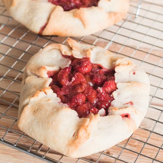 Sour Cherry Rustic Pie - Recipe photo by thewhiteradish