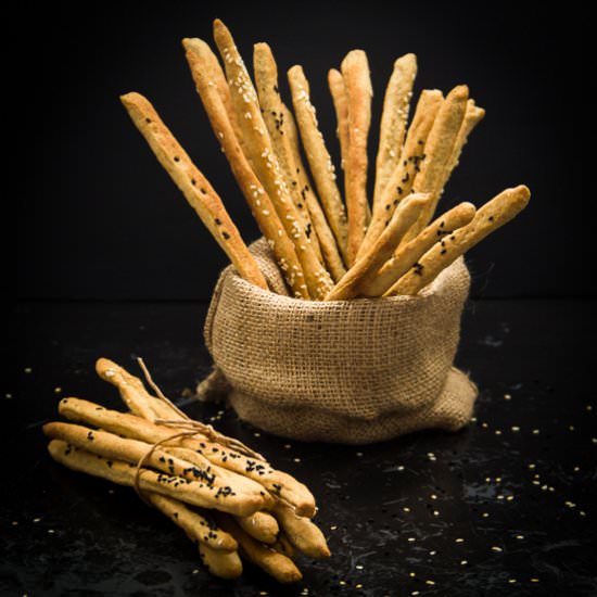 Whole Wheat Grissini with Herbs - Recipe photo by thehealthycook