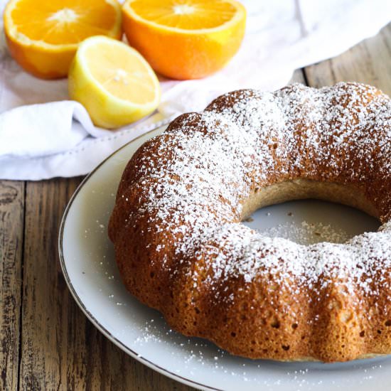 Lemon Olive Oil Bundt Cake - Recipe photo by TheBlissfulBalance