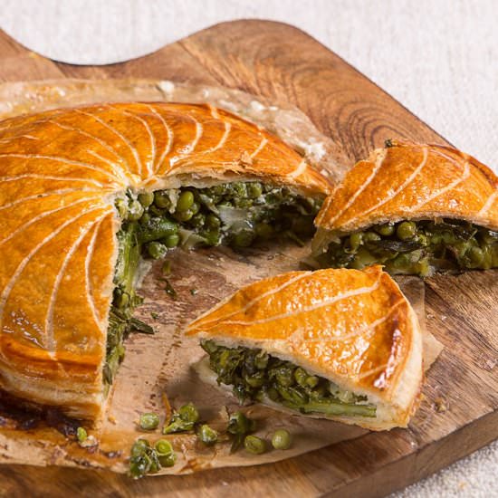 Spring vegetable pie - Recipe photo by MeccaGBC