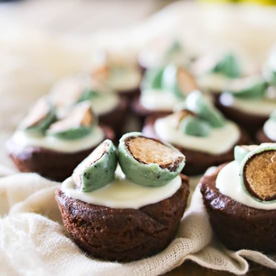 Malted Mint Brownie Bites - Recipe photo by Kleinworth &amp; Co