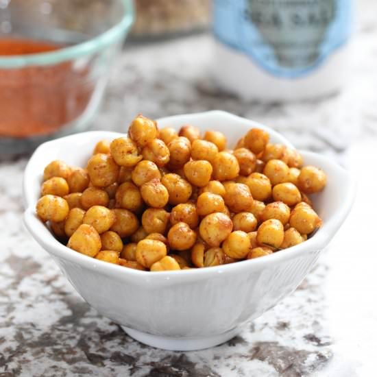 Roasted Chickpeas - Recipe photo by alittlesage