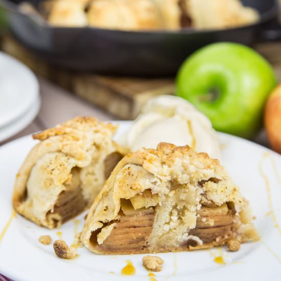 Baked Apple Crumble Dumplings - Recipe photo by SouthernFATTY