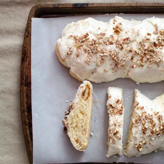 Almond Braid Sweet Bread - Recipe photo by sprigandflours