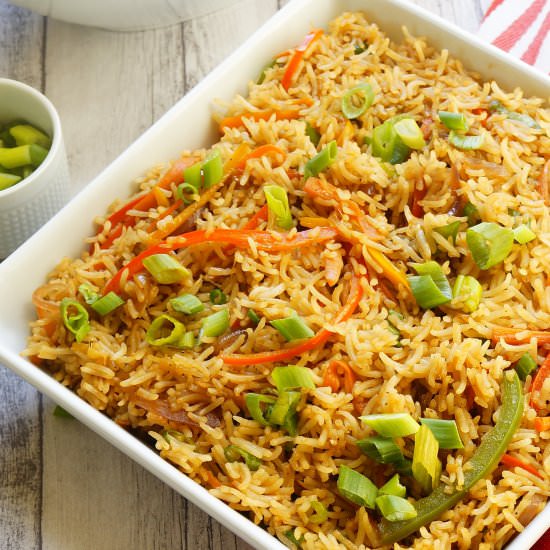 Vegetarian Fried Rice - Recipe photo by Aromatic Essence