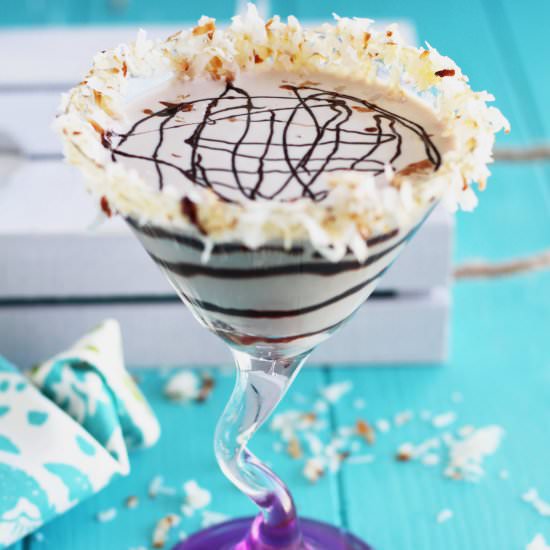 Samoa Cookie Martini - Recipe photo by 3 Yummy Tummies