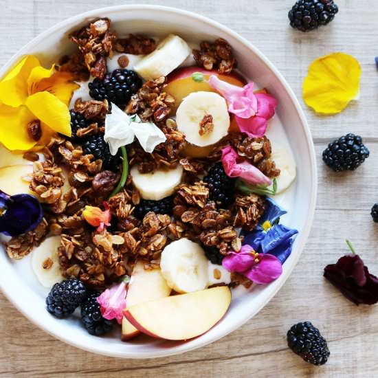 Organic Granola Bowl - Recipe photo by adoring-kitchen