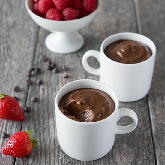 Chocolate Avocado Pudding - Recipe photo by freeyourfork