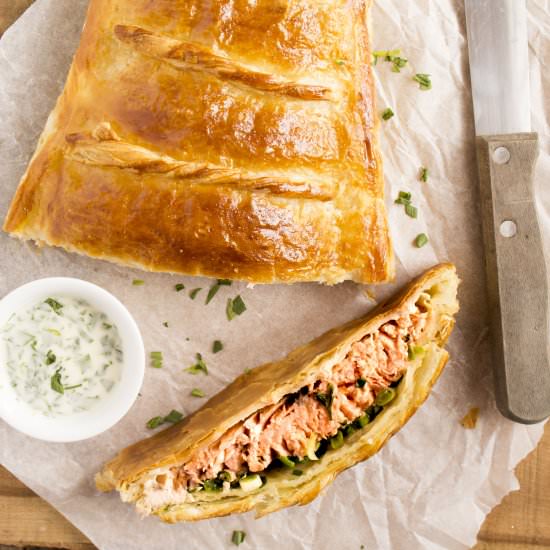 Easy Salmon Wellington - Recipe photo by Valeries Keepers