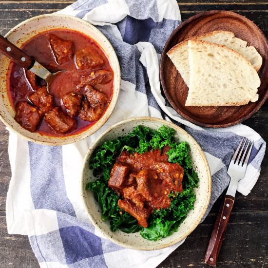 Chili Colorado - Recipe photo by baconeggcheesecake