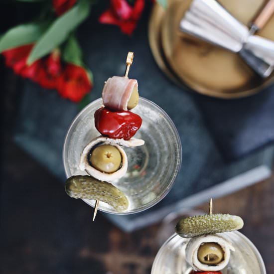 Banderillas Savory Martini - Recipe photo by dinexdesign