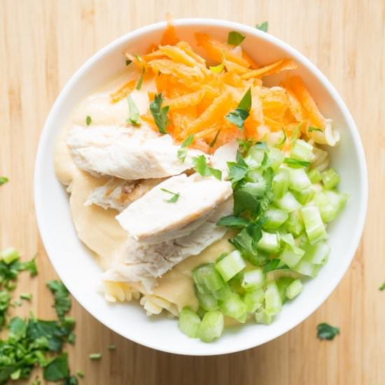 Buffalo Chicken Noodle Bowl - Recipe photo by Smart Nutrition