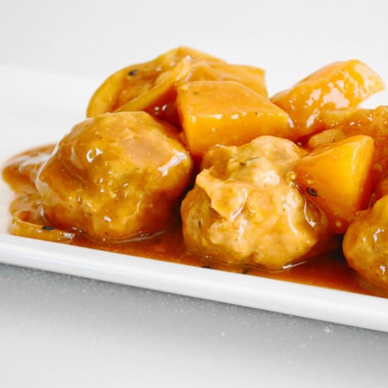 Hawaiian Chicken Meatballs - Recipe photo by jeanieandluluskitchen
