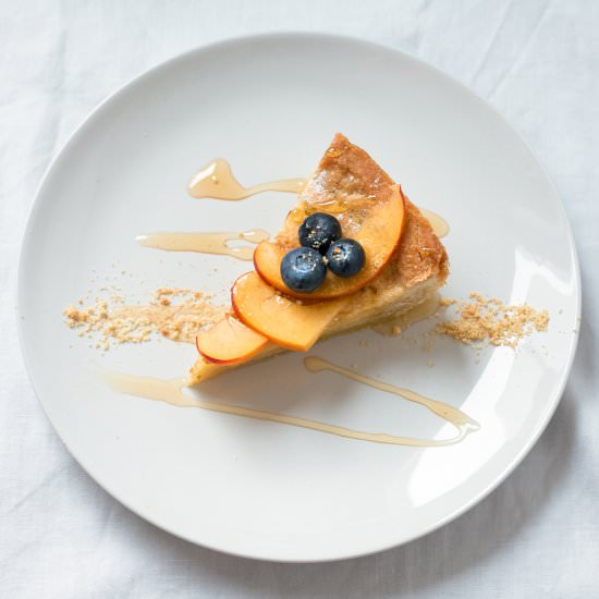 Frangipane Tart with Peaches - Recipe photo by VitaliyaN