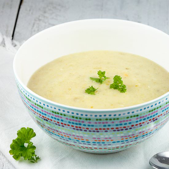 Celery and Potato Soup - Recipe photo by ohmydish
