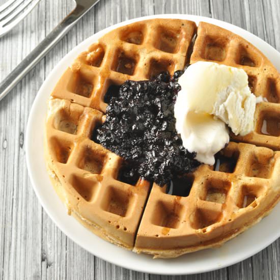 Lemon Blueberry Waffles - Recipe photo by caseyjadehill