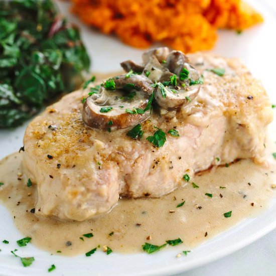 Smothered Pork Chops - Recipe photo by Jessica Gavin