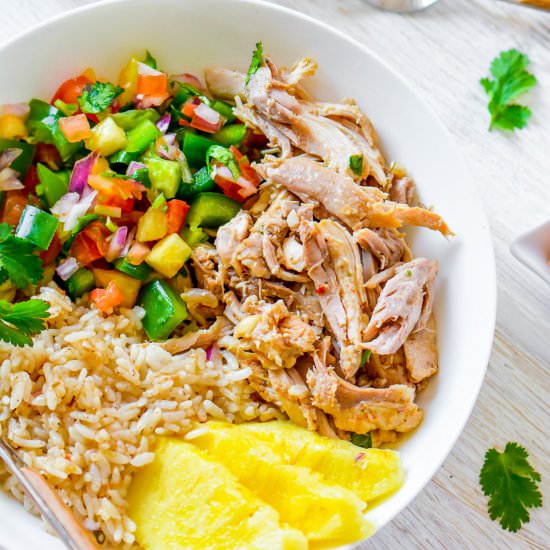 Slow Cooker Mojo Chicken and Rice - Recipe photo by ChefDeHome