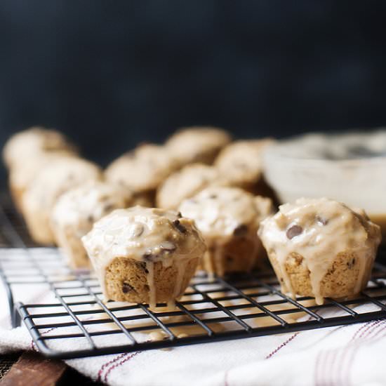 Irish Cream Glaze Coffee Muffins - Recipe photo by pretty plain janes