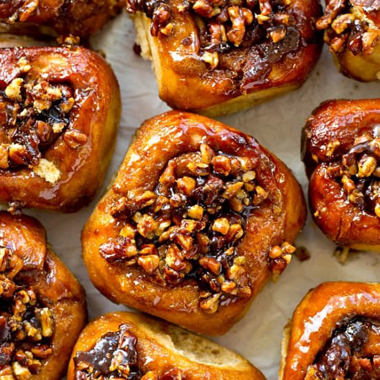 Overnight Pecan Sticky Buns - Recipe photo by WholeAndHeavenlyOven