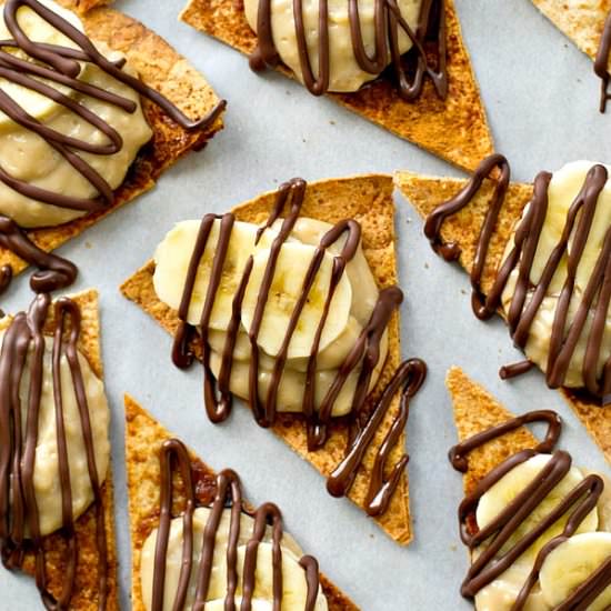 Banana Cream Pie Nachos - Recipe photo by WholeAndHeavenlyOven