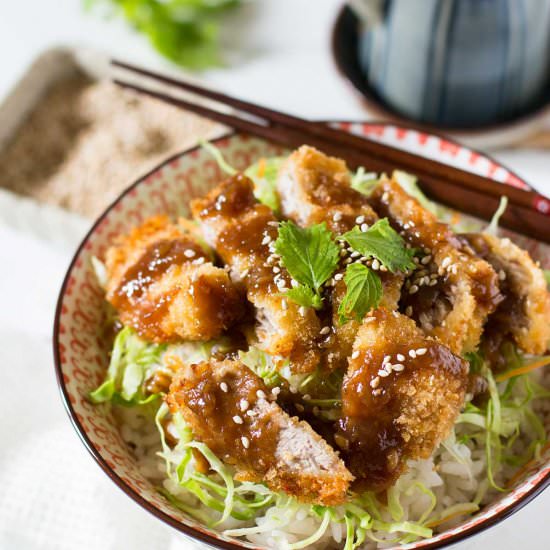 Miso Katsu Don - Recipe photo by Chopstick Chronicles