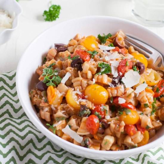 One Pot Pasta Puttanesca - Recipe photo by WorldofPastabilities