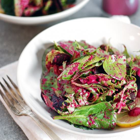 Tangy Roasted Beet Salad Dressing - Recipe photo by thecharmingdetroiter